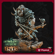 Gnoll Archer Sharpshooter Ranger | Resin Miniature | D and D | 28mm,32mm,54mm,75mm,100mm Scales | Pathfinder hyena humanoid | D&D 5e | - Only-Games