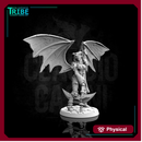 (0057) Female vampire succubus human elf tiefling warrior with scythe