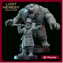 Werebear with human form