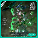 Shamila - Forest Elf Druid - STL only