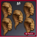 Dragon Knight Type 5 - Miniature Heads