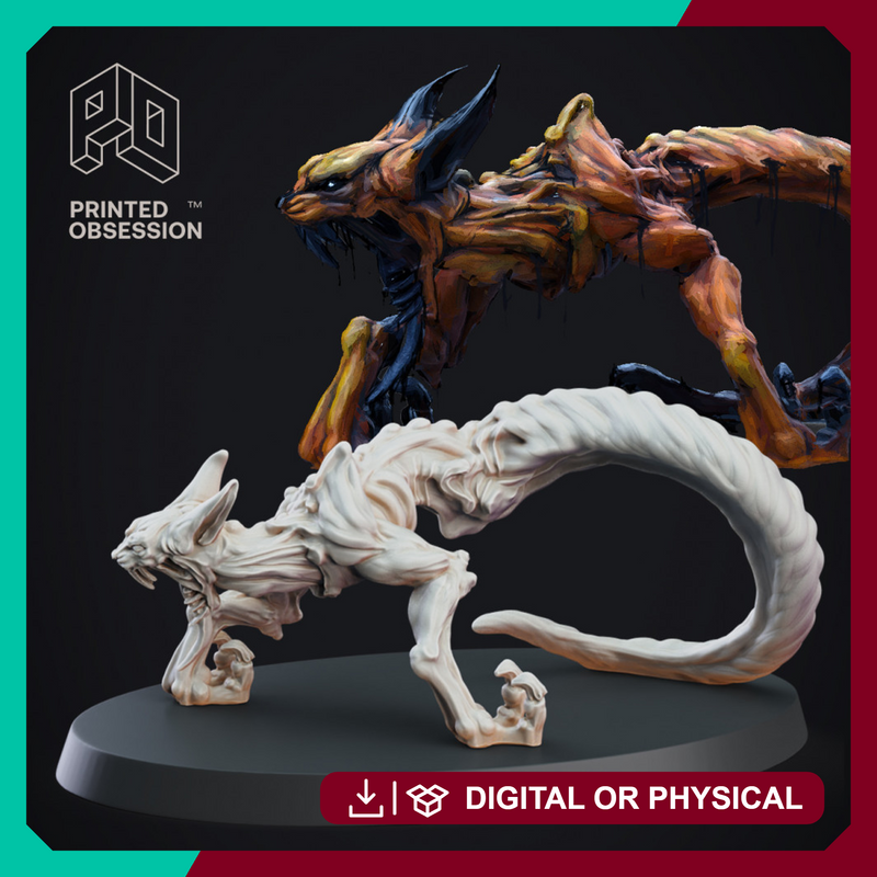 Tazelwurm - Cryptid - PRESUPPORTED - 32mm scale