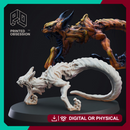 Tazelwurm - Cryptid - PRESUPPORTED - 32mm scale