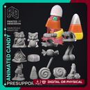 Animated candy - Mimic -  PRESUPPORTED - Illustrated and Stats - 32mm scale