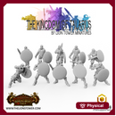 Kingdom of Talarius - Light Infantry x 10 (32mm scale)