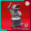 Platy-folk Bard - Tabletop Miniature (Pre-Supported)