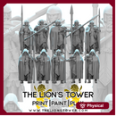 Cloaked Noble Guards - Set of 10 with spears (32mm scale)