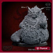 Flesh Golem Abomination Demon (3 sizes) | 80mm tall | 28mm scale | 32mm scale | Daemon Miniature Proxy | Dungeons and Dragons | - Only-Games