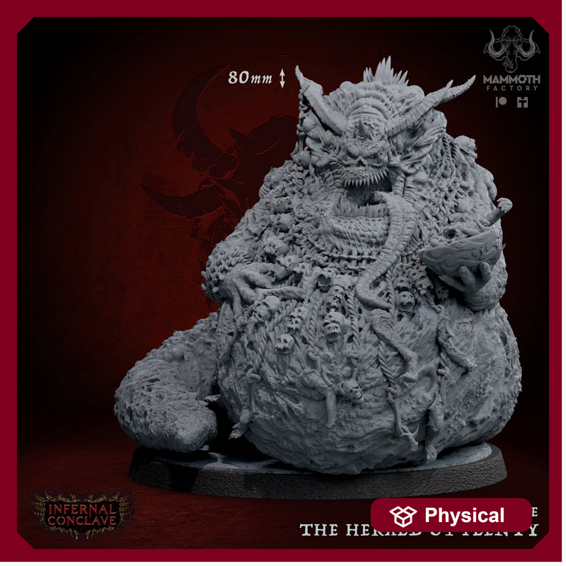 Flesh Golem Abomination Demon (3 sizes) | 80mm tall | 28mm scale | 32mm scale | Daemon Miniature Proxy | Dungeons and Dragons | - Only-Games