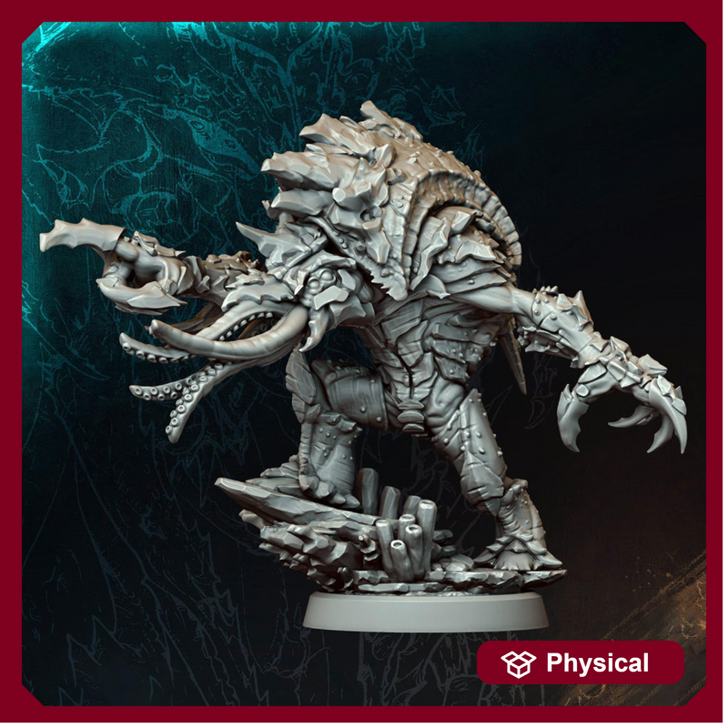 Chuul, Crustacean, Sea monster Unpainted | 3 Sizes/Scales | Dungeons & Dragons figure | Pathfinder - Only-Games
