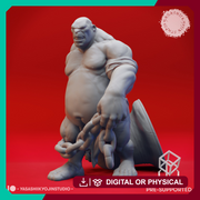 Ogre Dragger - Book of Beasts - Tabletop Miniatures (Pre-Supported) - Only-Games