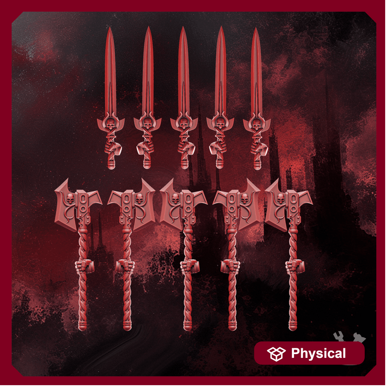 Crimson Wings Honour Squad Cold Weapons Set x10 - Only-Games