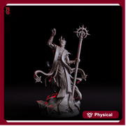 Undead Lich, Arch-Lich, Undead Cleric, Monster Miniature | 28mm,32mm,54mm,75mm,100mm Scales | Dungeons & Dragons Pathfinder | Flesh of Gods - Only-Games