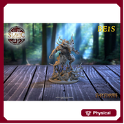 Wendigo Fey Flesh Eater Monstrosity |28mm,32mm, 54mm,75mm, 100mm scale | Miniature | Dungeons and Dragons | Clay Cyanide | - Only-Games