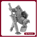 Half Orc Male Paladin With Sword (32mm scale)