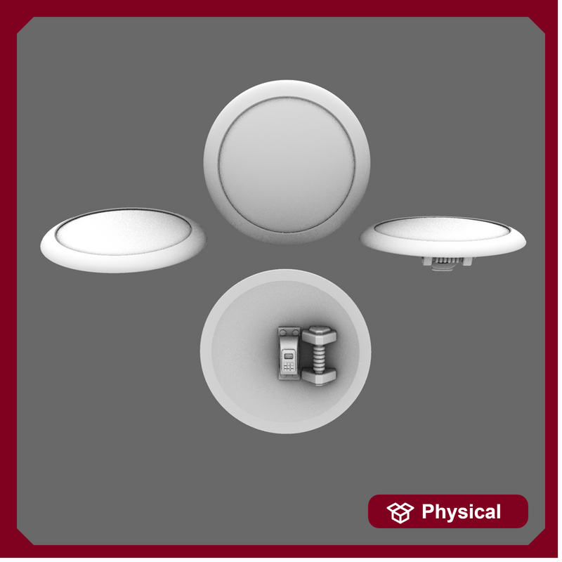 Space Knights Domed Shield Type A NOHAND X 5