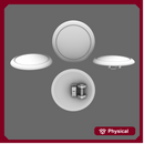 Space Knights Domed Shield Type A NOHAND X 5