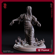Undead Drowned Maiden, Ghost, Banshee, Specter | 28mm, 32mm,54mm, 75mm Scale Resin Miniature | Flesh of Gods | Dungeons and Dragons | - Only-Games