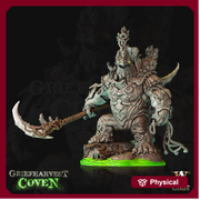 Tortle Druid Cleric Monk Resin Miniature PC NPC | 28mm, 32mm, 54mm, 75mm,100mm Scale | Dungeons & Dragons | Unpainted | Archvillain Games - Only-Games