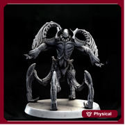 Sci-Fi Miniature Robot Enfield Dragoon, H.R Giger Style | Base Diameter Sizes: 50mm, 65mm,80mm | Resin Mini | Mini Monster Mayhem - Only-Games