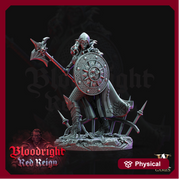 Female Vampire Fighter | 28mm, 32mm, 75mm | DnD 5e Miniature | Dungeons and Dragons | Strahd Revenloft Undead | Daughters Of Lilith | - Only-Games