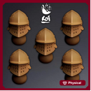 Crusaders Type 1 - Miniature Heads
