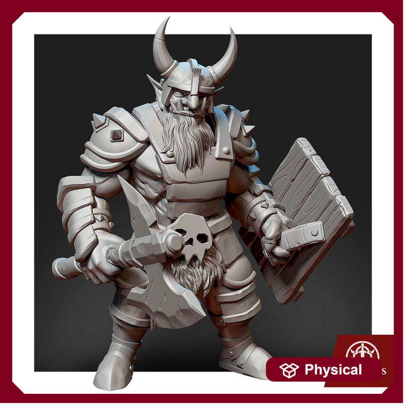Orc Grog Rumbleaxe  28mm/32mm/54mm