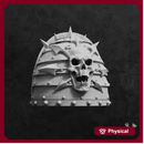 CW "Skull with Spikes" Shoulder Pads Set x10