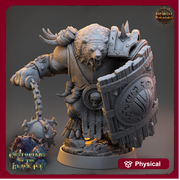 BearFolk Fighter Werebear Humanoid Scales: 5 Sizes /| D&D 5e  | Pathfinder /miniature - Only-Games