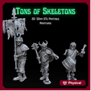 Tons of Skeletons: Heavy Equipped Skeletons Command Group