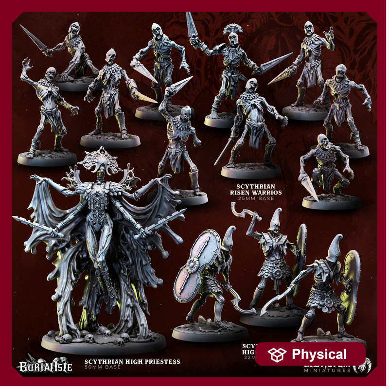 Ancient Tomb Zombie Warband | Bestiarum | Wargaming DnD Miniatures