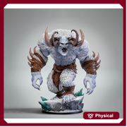 Abominable Yeti, Standard Yeti | Unpainted 4 Sizes /Scales | Fantasy Tabletop Mini -D&D 5e Pathfinder - Only-Games
