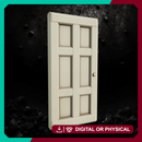 Simple Wooden Door - Fantasy Building Prop STL, DnD & Wargaming Terrain