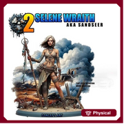 Female Sci-Fi Warrior Soldier, PC NPC Unpainted Resin Miniature | NSFW Topless & Nude versions | 28mm, 32mm,54mm, 75mm, 100mm Scales |DnD 5e - Only-Games