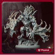 Vampire monstrosity, Demon (4 sizes) | 30mm,40mm,50mm,75mm Bases | Undead Dungeons and Dragons 5e Miniatures | Pathfinder | - Only-Games