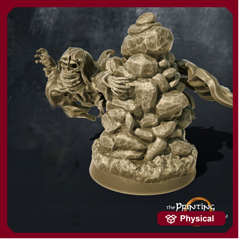 Specter Undead Resin Miniature | Miniature |Available in 28mm, 32mm,75mm Scales | Pathfinder Figure | DnD | Figurine unpainted | - Only-Games
