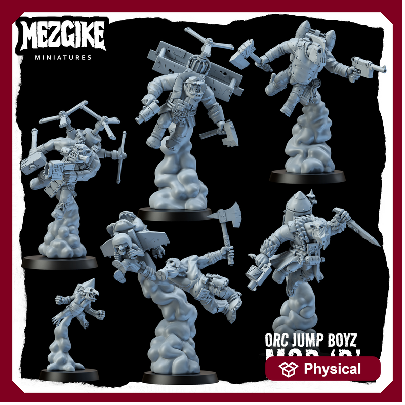 Jump boyz mob B (6 physical miniatures) - Only-Games