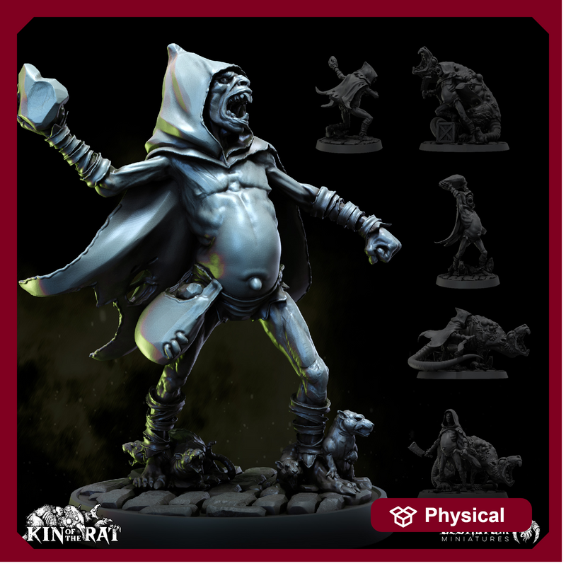 Ratkin Foundlings & Giant Plague Rats x 9