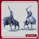 Girl on Battle Wolf