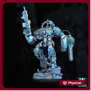Sci-Fi Heavy Battle Mech Knight Miniature | SpellJammer | 25mm, 32mm, 40mm, 50mm, 75mm BASE SIZES | Resin Mini Unpainted |Archvillain Games - Only-Games