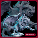 Sanddragon (bound form) - 32mm - DnD