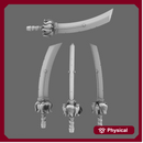 Cyber Samurai Demon Dog Sword NOHAND