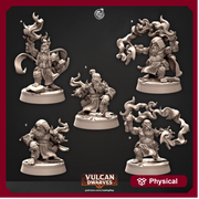 Dwarf Wizard, Sorcerer, Warlock Miniatures | Dungeons and Dragons | 28mm,32mm,54mm,75mm, 100mm Scale | Pathfinder - Only-Games
