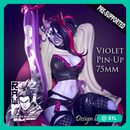 Violet Pin Up 75mm Pre-Supported - STL only