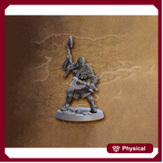 Female Ranger Fighter Dual Axes | 28mm, 32mm, 54mm,75mm,100mm Scale Resin Miniature Dungeons and Dragons D&D Pathfinder | Artisan Guild - Only-Games