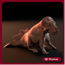 Leptoceratops sitting 1-35 scale dinosaur
