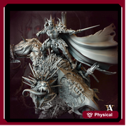 Vampire Lord on Gargantuan Vampiric Beast (3 size options) | 100mm base. 180mm tall to top of rider Head | Dungeons and Dragons |D&D 5e Gift - Only-Games