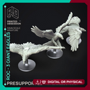 Roc - 3 Giant Eagles - PRESUPPORTED - 32mm scale