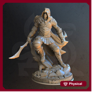 Human Rogue, Thief, Master Assassin | 28mm, 32mm,54mm,75mm, 100mm Scale Resin Miniature | Dungeons and Dragons Pathfinder | DM Stash - Only-Games