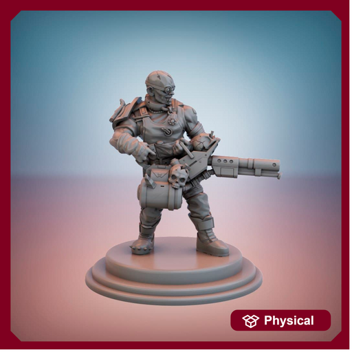 Cultist Rabble. Flamethrower specialist. - Only-Games